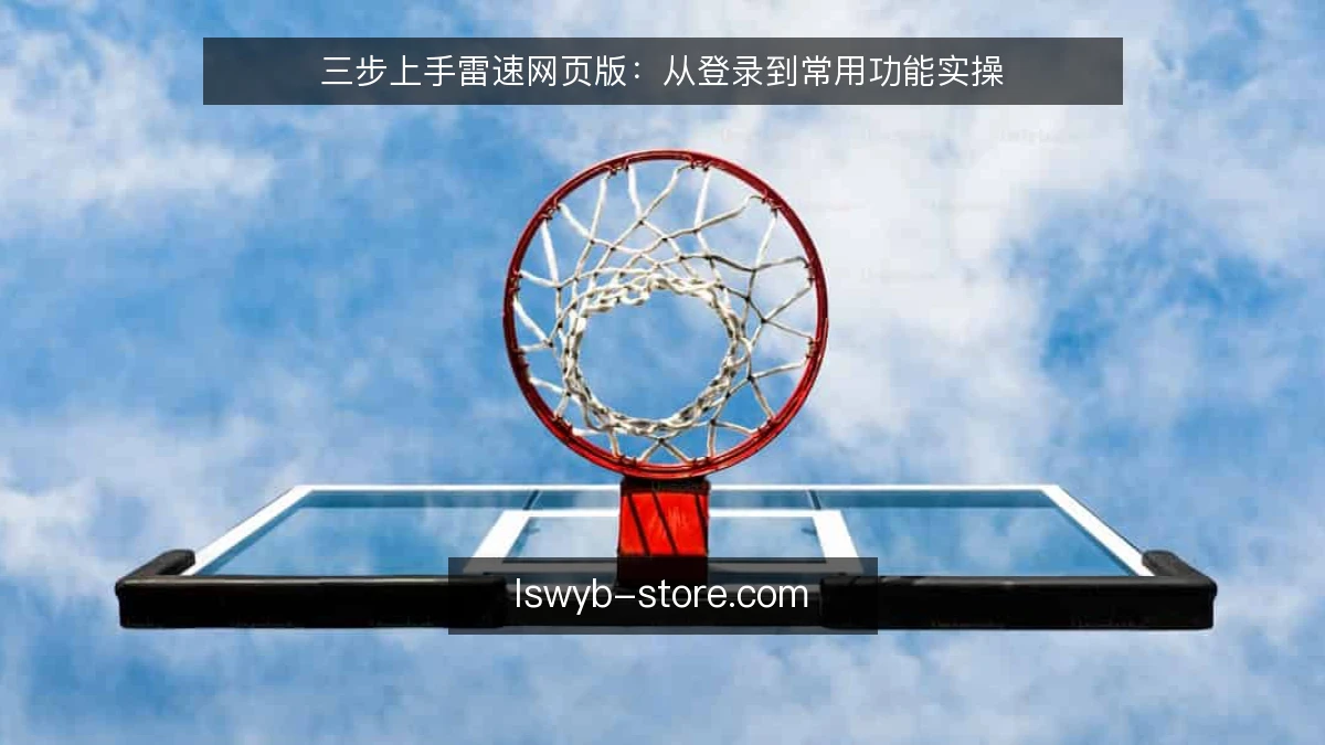 三步上手雷速网页版:从登录到常用功能实操